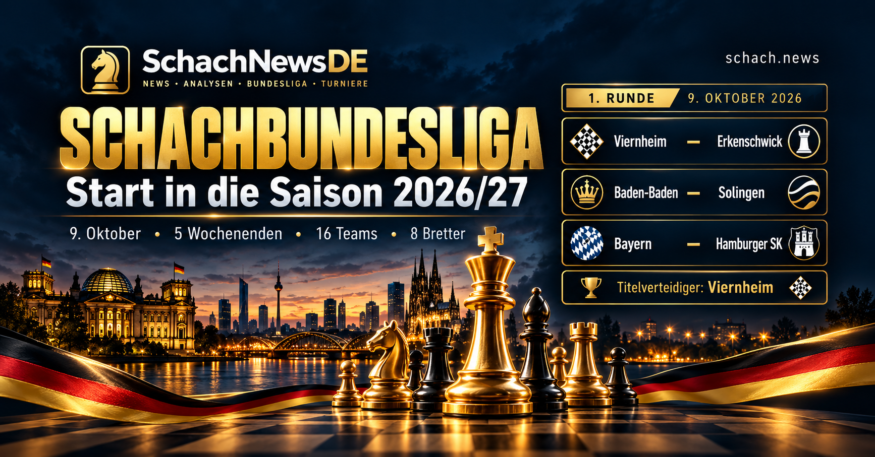Kompakter, prominenter: Bundesliga startet in die Saison 2026/27