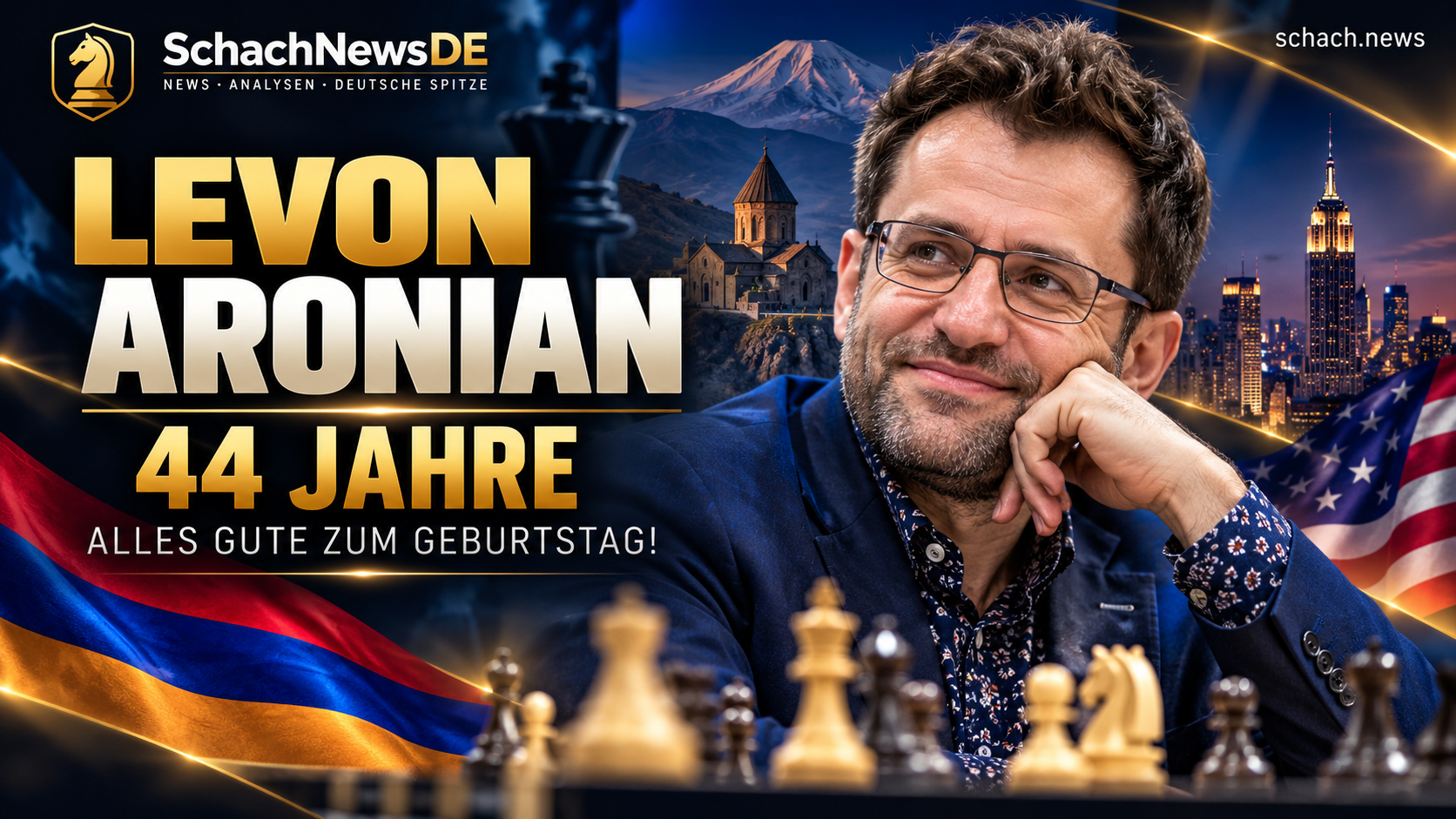 Levon Aronian wird 44: Der Künstler bleibt in der Weltspitze